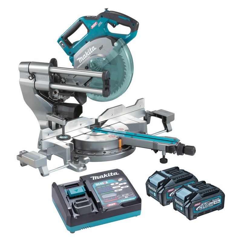 Makita 40V Max 216mm Slide Compound Saw 4.0ah Set LS002GM201