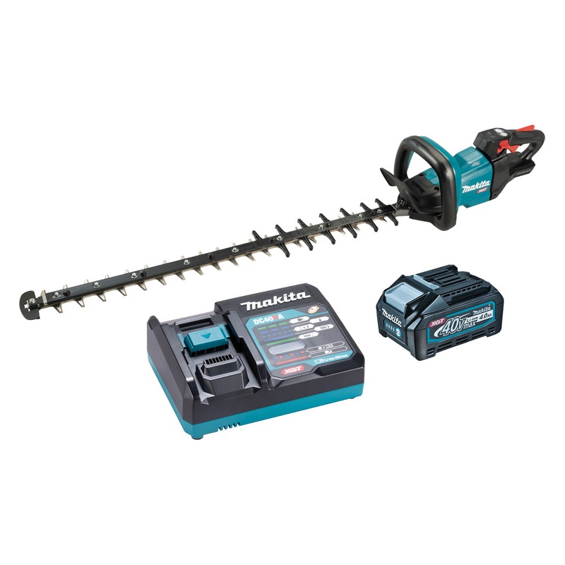 Makita 40V Max 750mm Brushless Hedge Trimmer 4.0ah Set UH007GM101