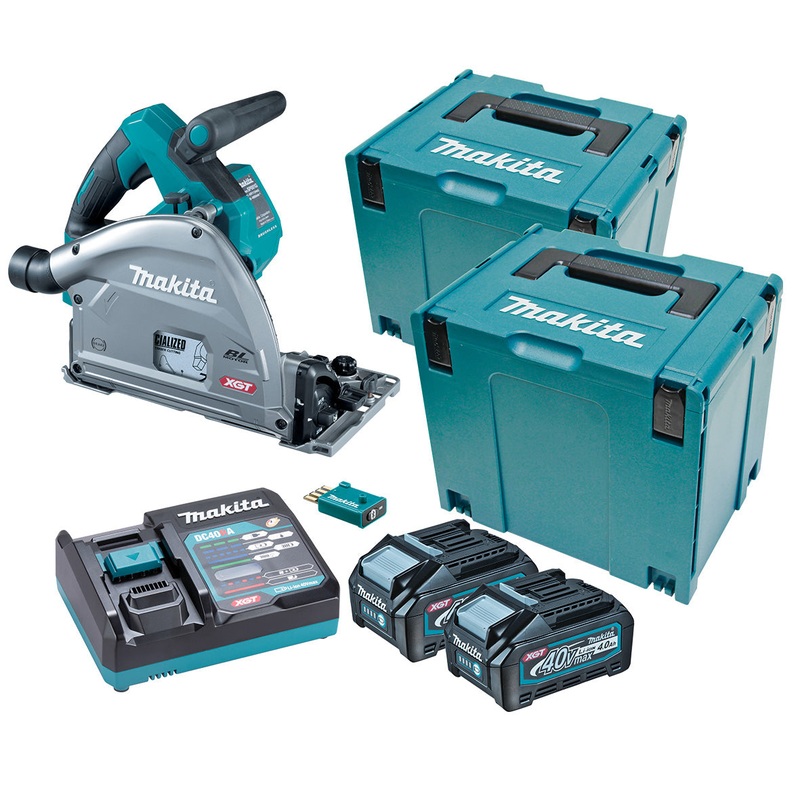 Makita 40V Max Brushless AWS 165mm (6-1/2) Plunge Cut Saw 4.0ah Set SP001GM201