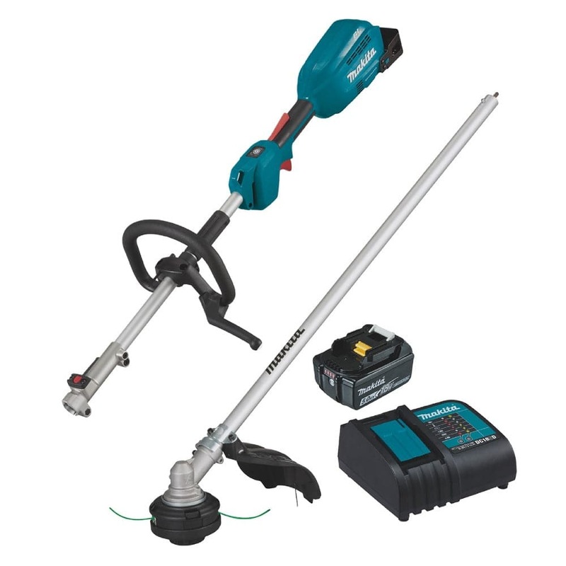 Makita 18V Brushless Multi-Function Powerhead & Line Trimmer 5.0ah Set DUX18STX2