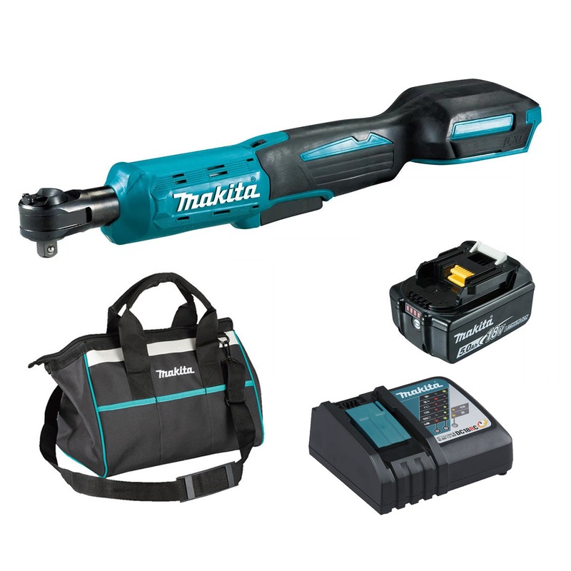 Makita 18V Ratchet Wrench 5.0Ah Set DWR180RTX1