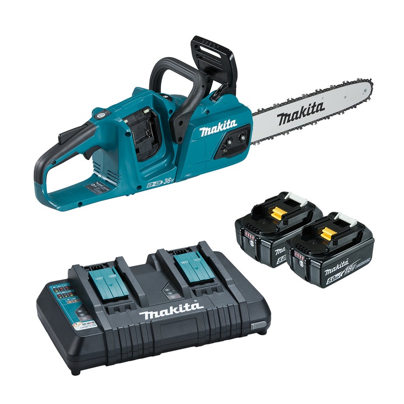 Makita 18Vx2 350mm(14) Brushless Chainsaw 5.0Ah Set DUC355PT2