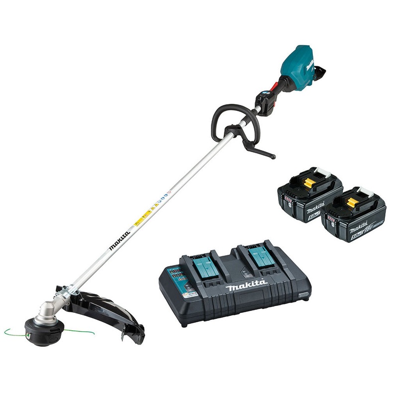 Makita 18Vx2 Brushless Loop Handle Line Trimmer 5.0ah Set DUR369LPT2