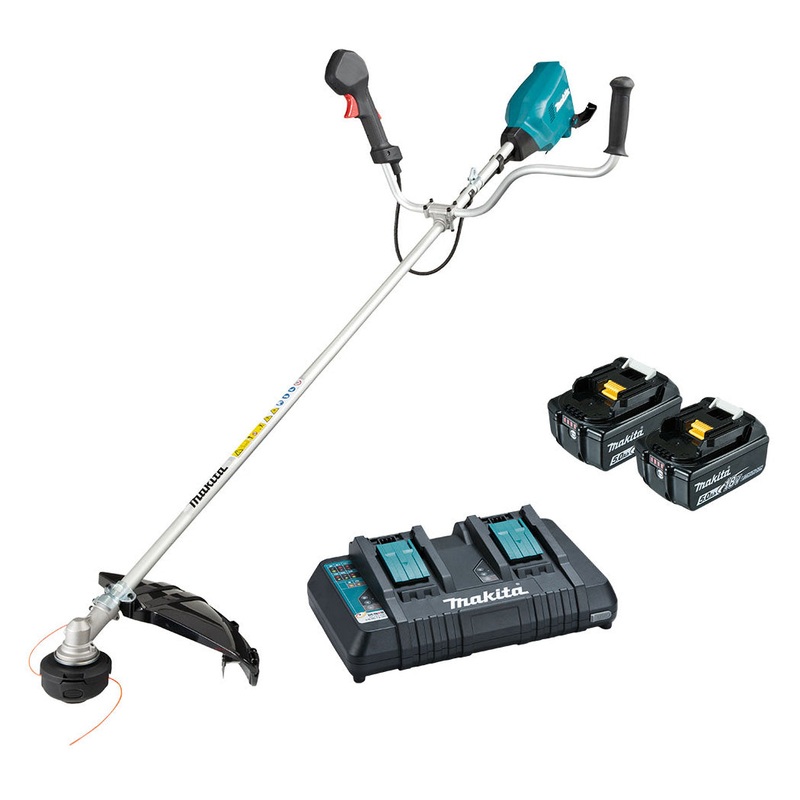 Makita 18Vx2 Brushless U-Handle Line Trimmer 5.0ah Set DUR369APT2