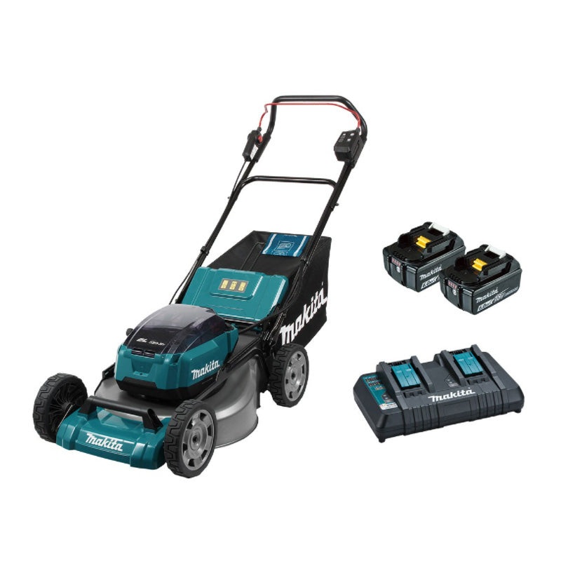 Makita 36V (18Vx2) 534mm (21) Brushless Lawn Mower 6.0ah Set DLM535PG2