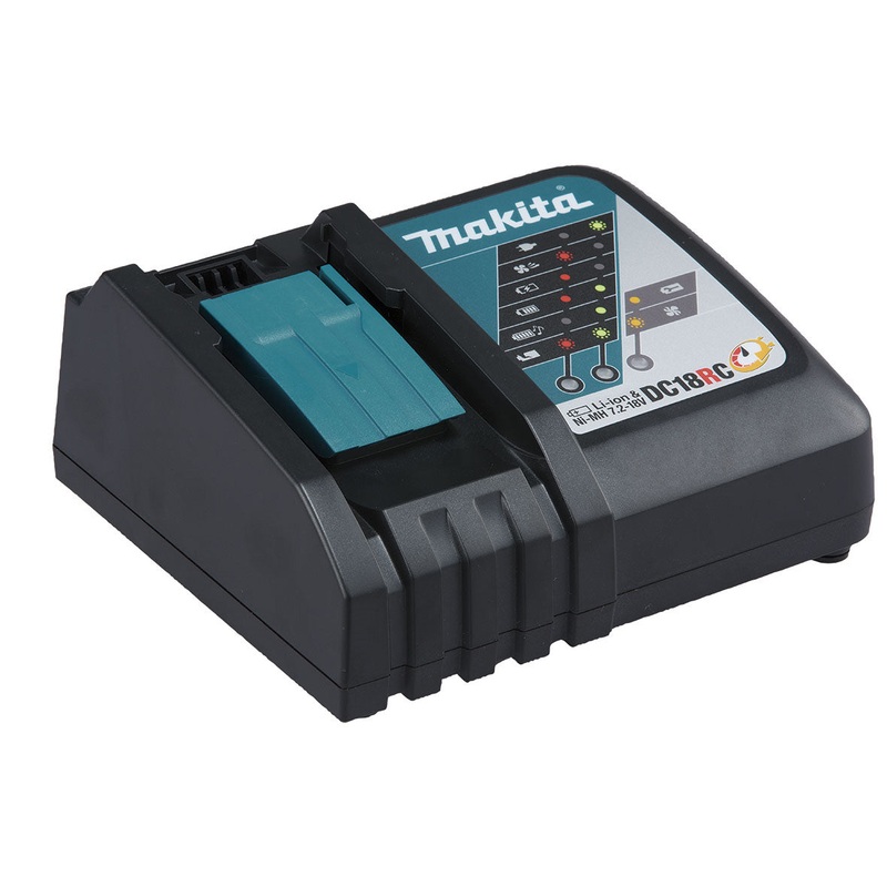 Makita Active 7.2-18V Li-Ion Rapid Charger DC18RC 195589-2
