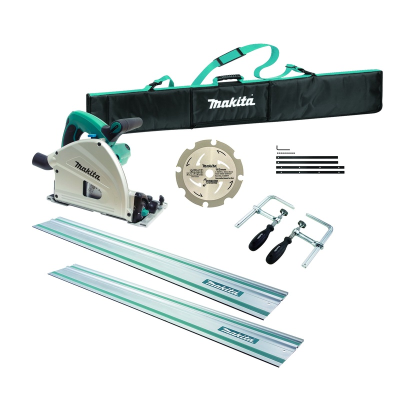 Makita 1300W 165mm Plunge Cut Circular Saw Kit SP6000JT2X