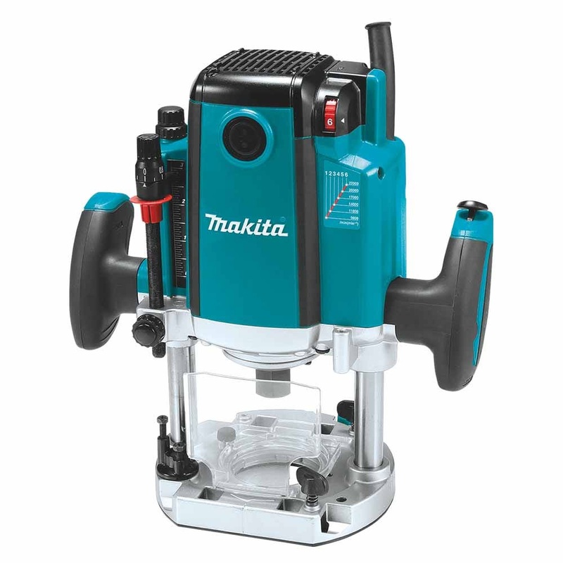Makita 2100W 12.7Mm (1/2) Plunge Router Rp2301Fc05