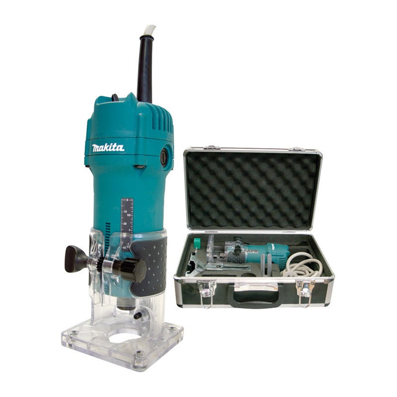 Makita 530W 1/4 Trimmer in Case 3709X