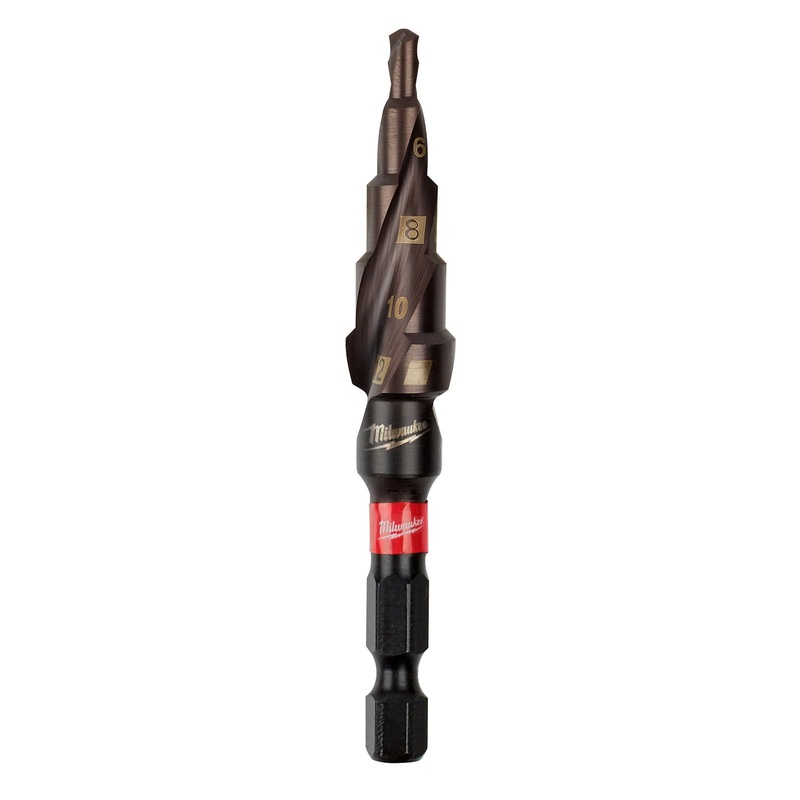 Milwaukee Shockwave 4-12mm 5 Hole Metric Step Bit 48899262