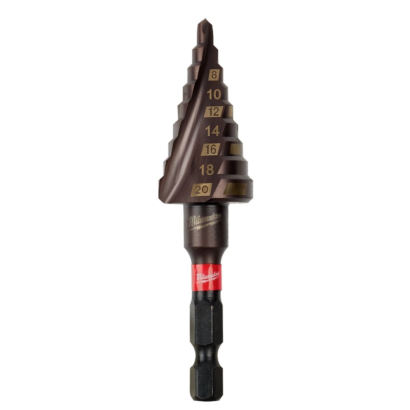 Milwaukee Shockwave 4-20mm 9 Hole Metric Step Bit 48899263