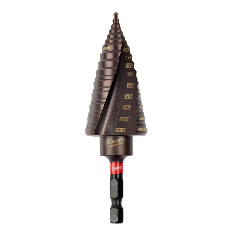 Milwaukee Shockwave 4-30mm 9 Hole Metric Step Bit 8899265