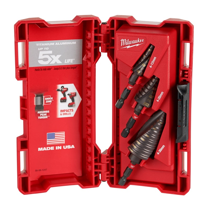 Milwaukee Shockwave Metric Step Bit Set 48899266