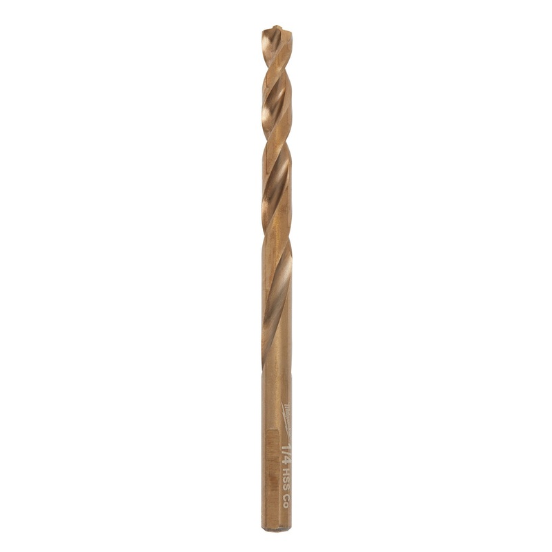 Milwaukee 1/4 Red Helix Cobalt Drill Bit 48892313