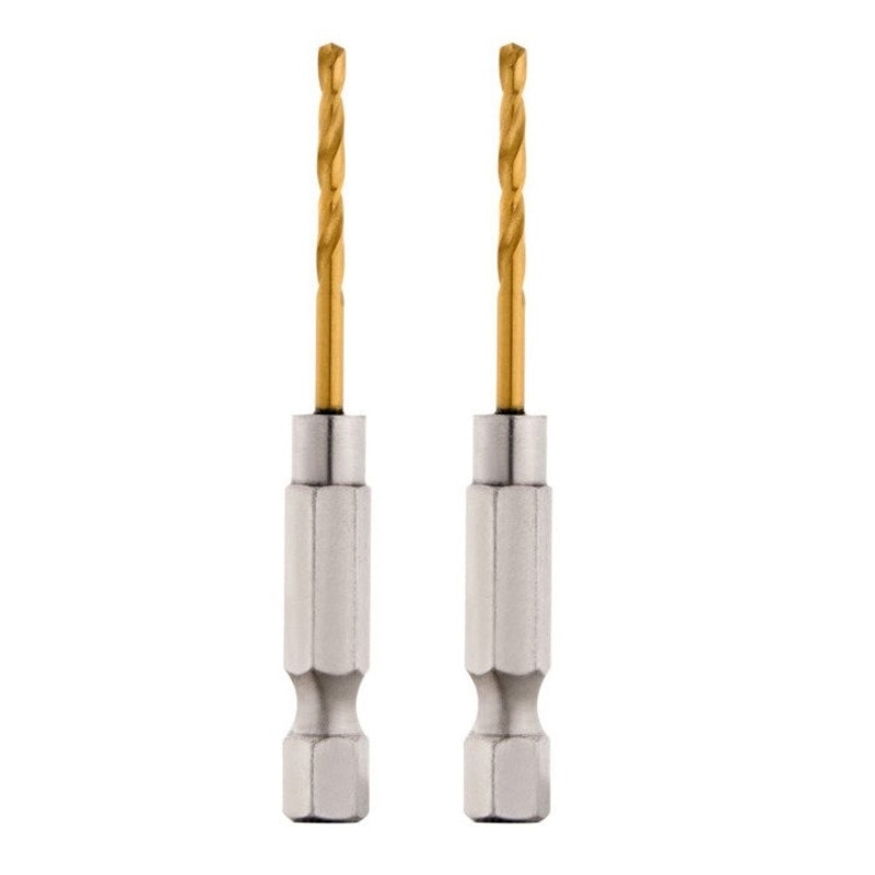 Milwaukee Shockwave 2mm Red Helix Titanium Drill Bit – 2 Pack 48894803