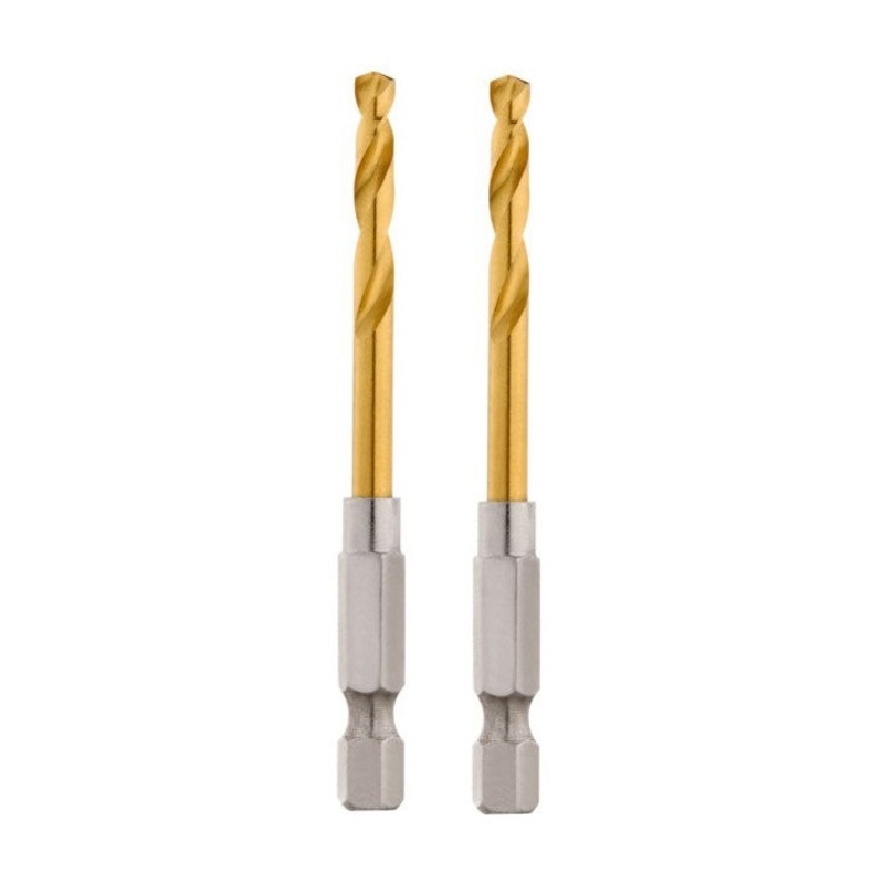 Milwaukee Shockwave 4mm Red Helix Titanium Drill Bit – 2 Pack 48894808