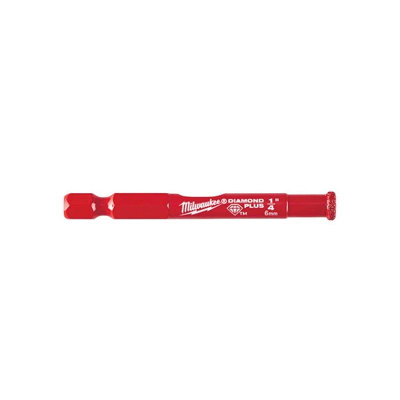 Milwaukee 1/4 6mm Diamond Plus One-piece Hole Saw 49560505