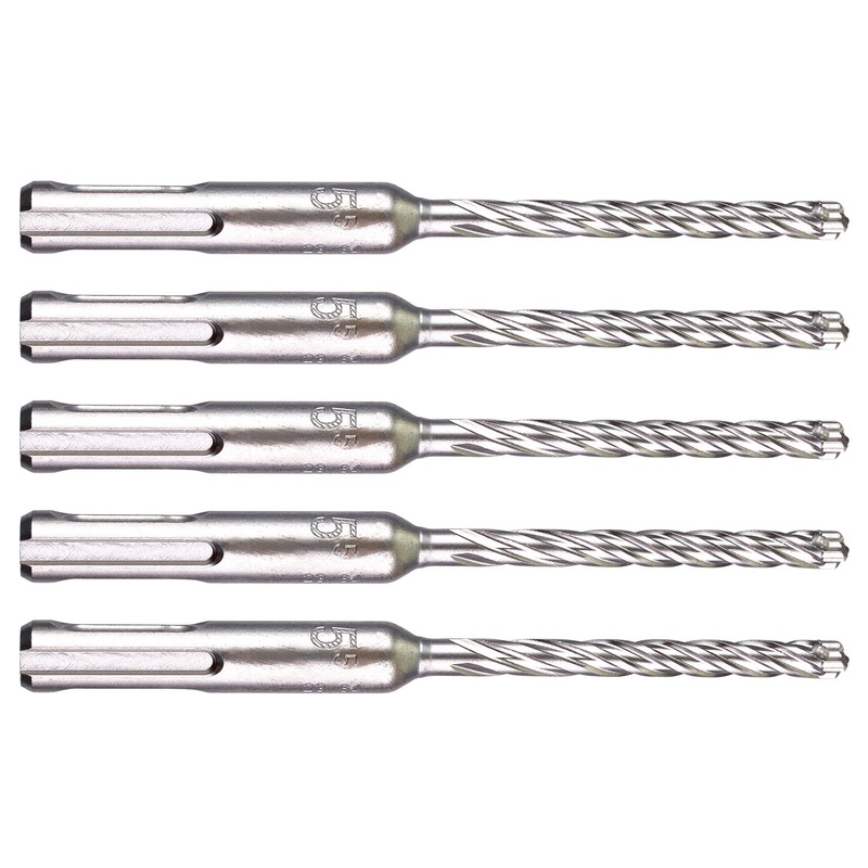 Milwaukee 5.5 x 115mm SDS Plus 4 Cutter (5 pack) 4932479670
