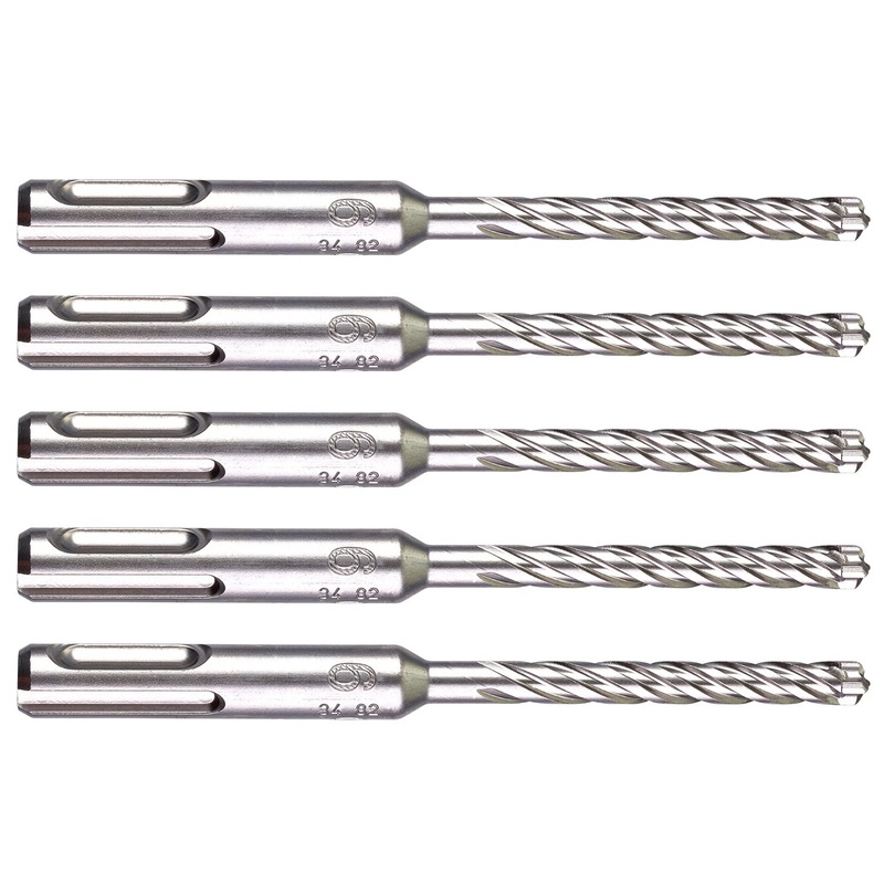 Milwaukee 6 x 115mm SDS Plus 4 Cutter (5 pack) 4932478530