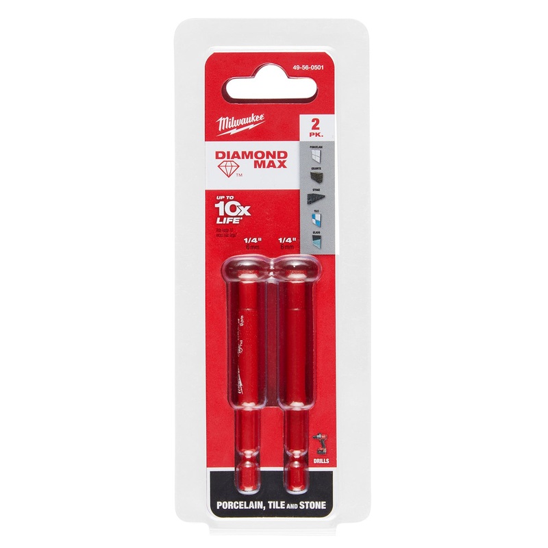 Milwaukee 6mm Diamond Max Diamond Grit Hole Saw (2 pack) 49560501