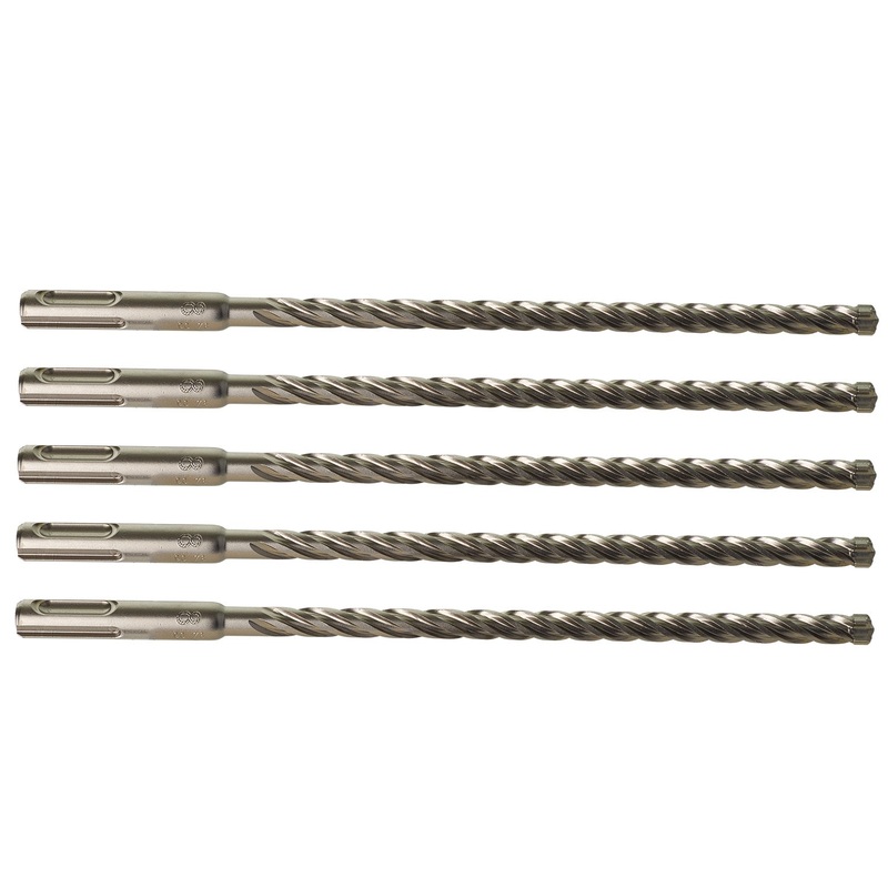 Milwaukee 8 x 215mm SDS Plus 4 Cutter (5 pack) 4932478534