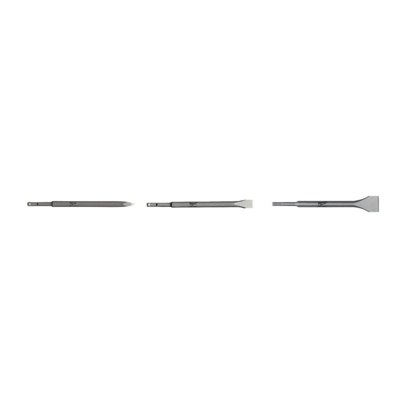 Milwaukee SDS Plus Chisel Set 3 Piece 4932430001
