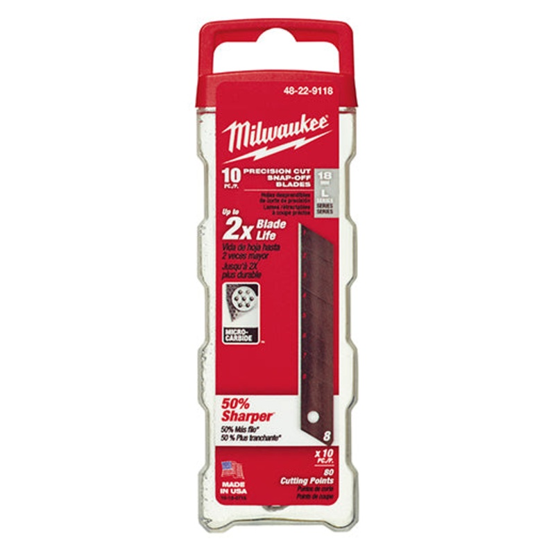 Milwaukee 18mm Precision 10 Pack 48229118