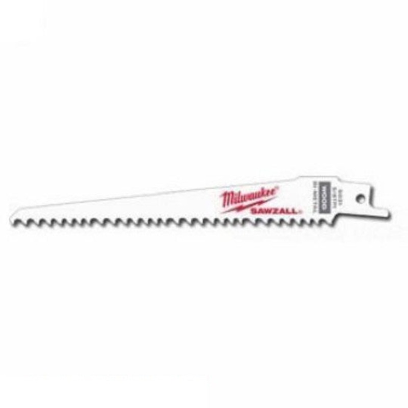 Milwaukee 5 Piece 300mm Bi-Metal Sawzall Blades 48005037