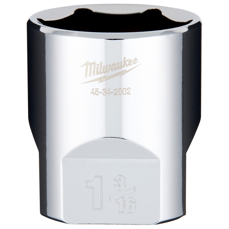 Milwaukee 1-3/16 1/2 Drive Socket SAE Standard 45342002