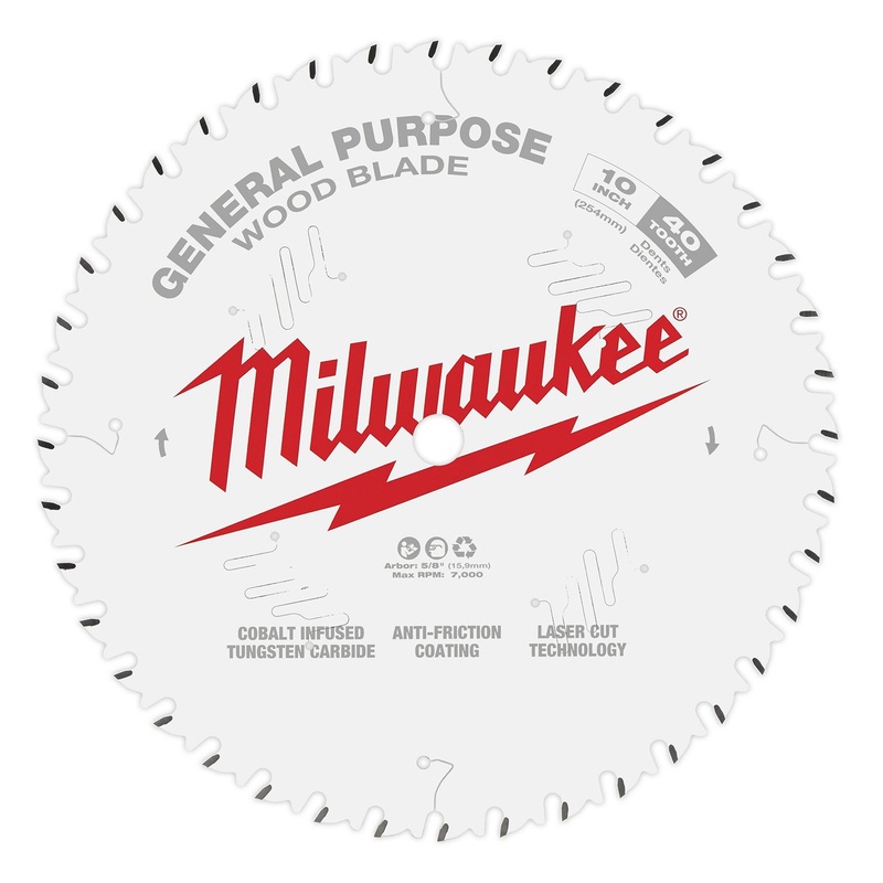 Milwaukee 10 254mm 40T General Purpose Blade 48408024