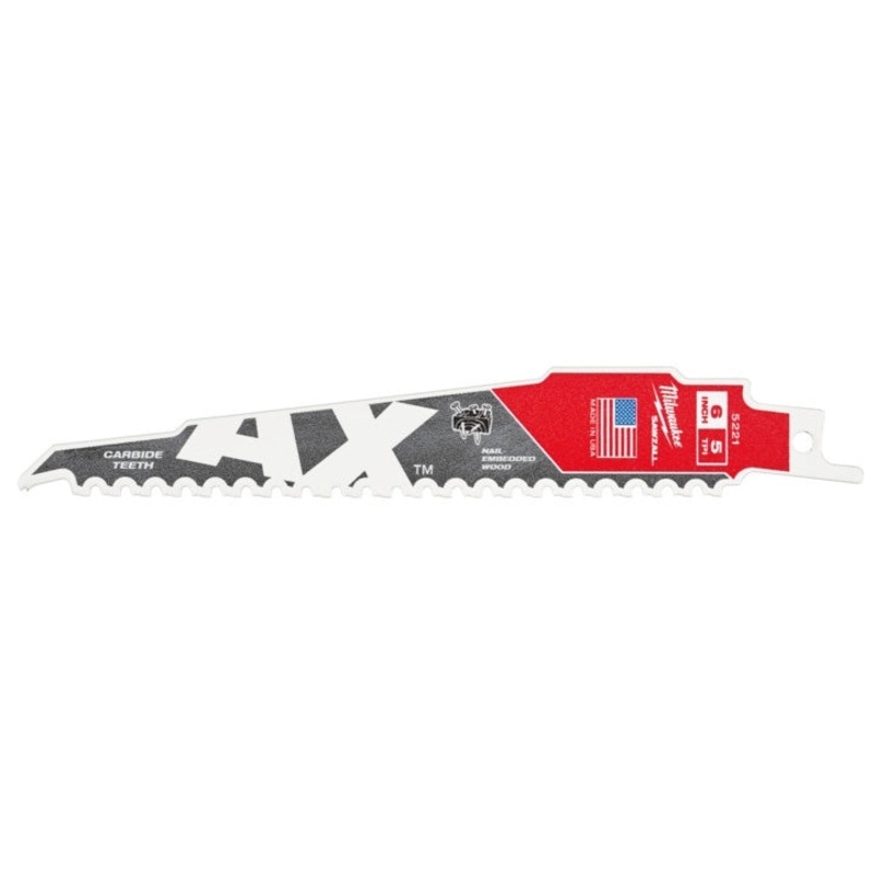 Milwaukee 150mm Sawzall Carbide Ax Blade 48005221