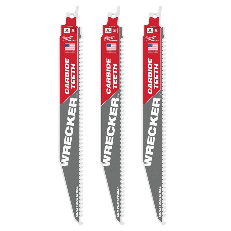 Milwaukee 230mm The WRECKER with Carbide Teeth 3Pk 48005342