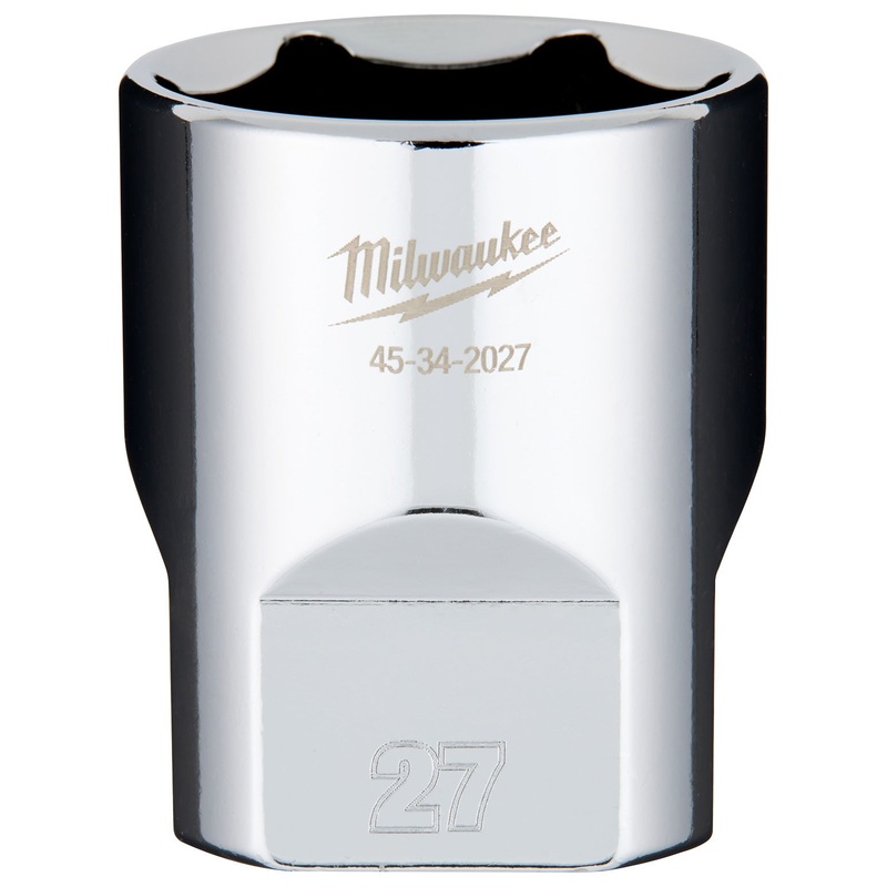 Milwaukee 27mm 1/2 Drive Socket Metric Standard 45342027