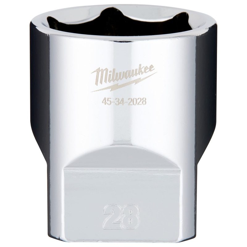 Milwaukee 28mm 1/2 Drive Socket Metric Standard 45342028