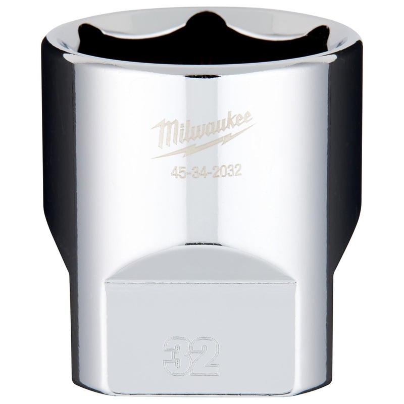 Milwaukee 32mm 1/2 Drive Socket Metric Standard 45342032