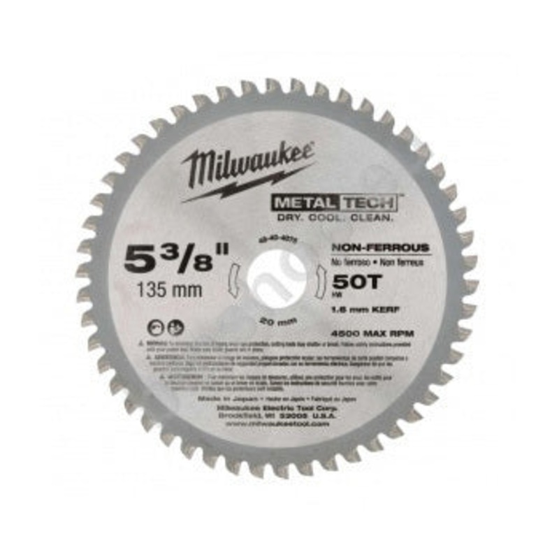 Milwaukee 5-3/8 50T Metal Saw Blade (HD18MS) 48404075