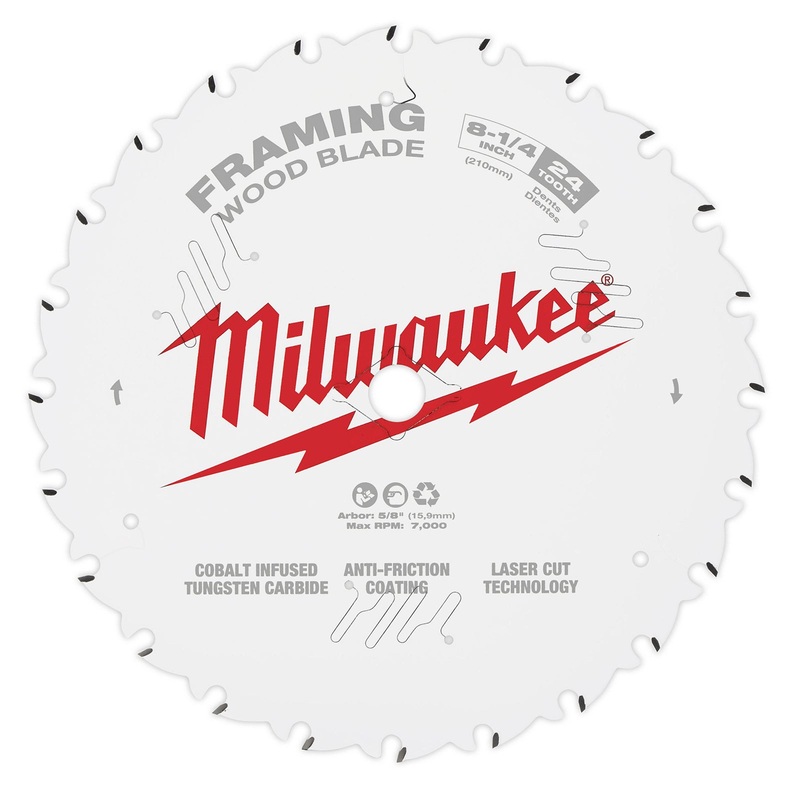 Milwaukee 8-1/4 210mm 24T Ripping Blade 48408820