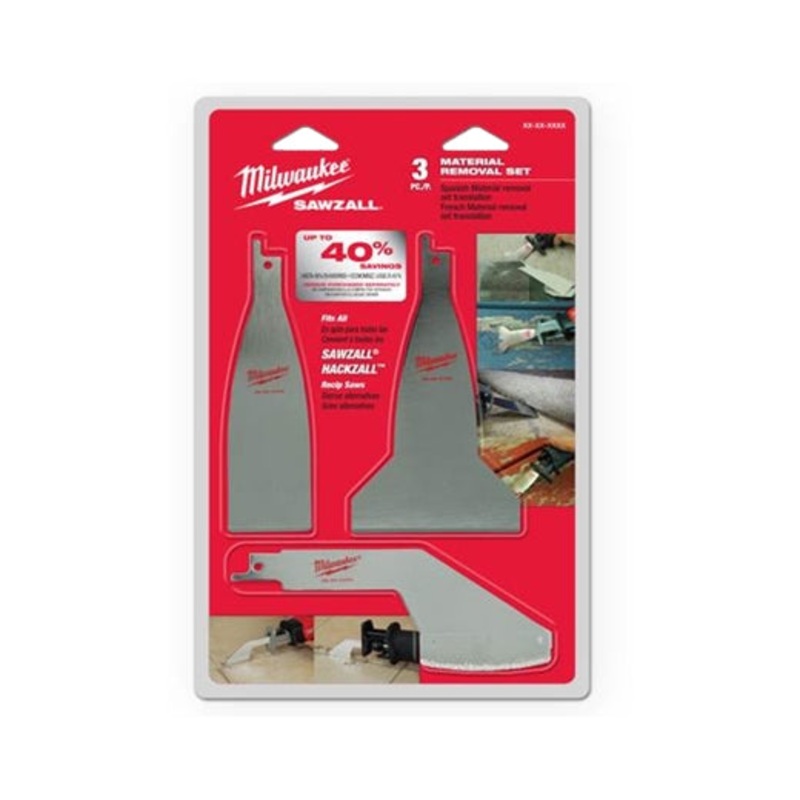 Milwaukee Material Removal 3 Pack Sawzall Blade 49225403