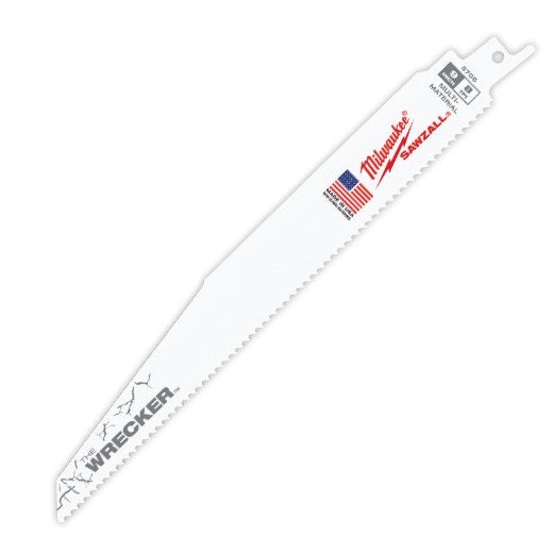 Milwaukee The Wrecker General Purpose Sawzall Blade 230mm 8tpi Counter 25 Piece 48012706A