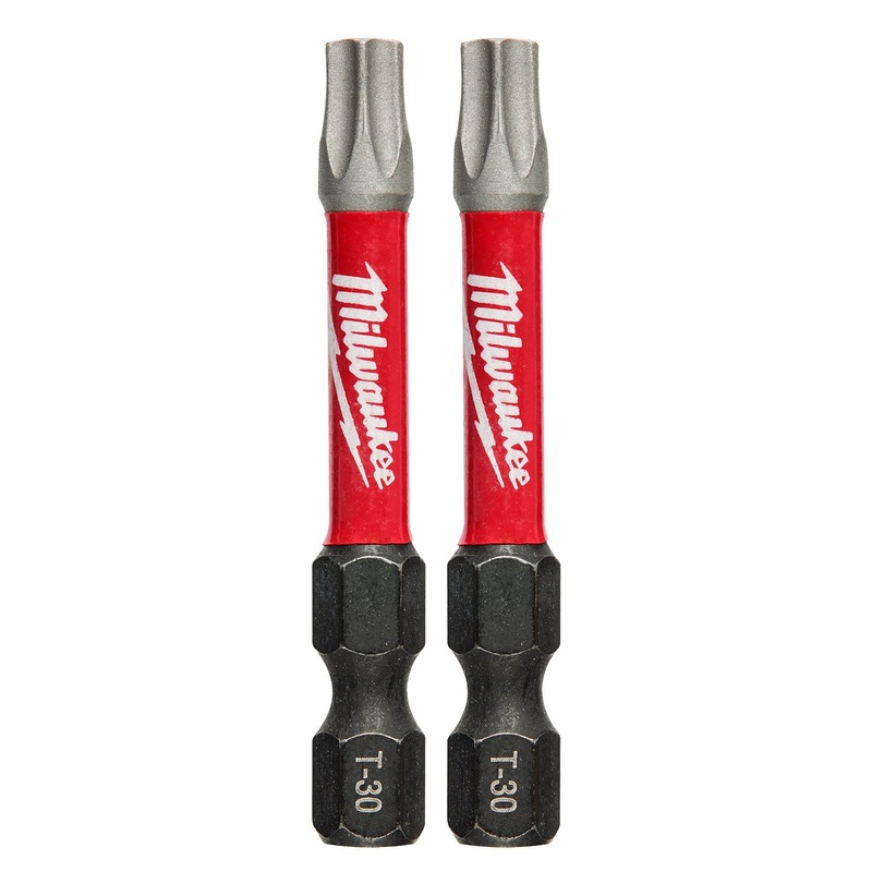 Milwaukee Torx T30 50mm (2) SHOCKWAVE Power Bit 2Pk 48324914