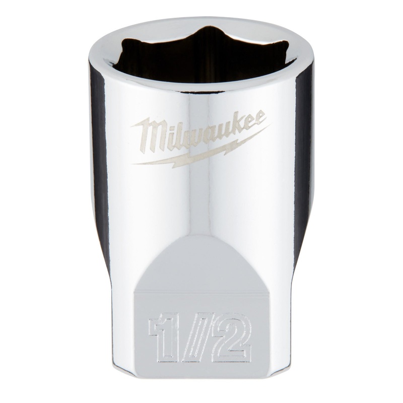 Milwaukee 1/2 SAE Standard 1/4 Drive Socket 45349009