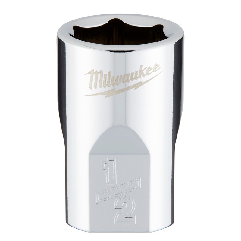 Milwaukee 1/2 SAE Standard 3/8 Drive Socket 45349064