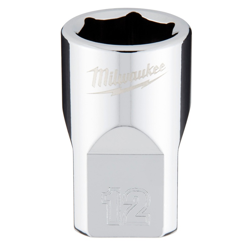 Milwaukee 12mm Metric Standard 3/8 Drive Socket 45349082