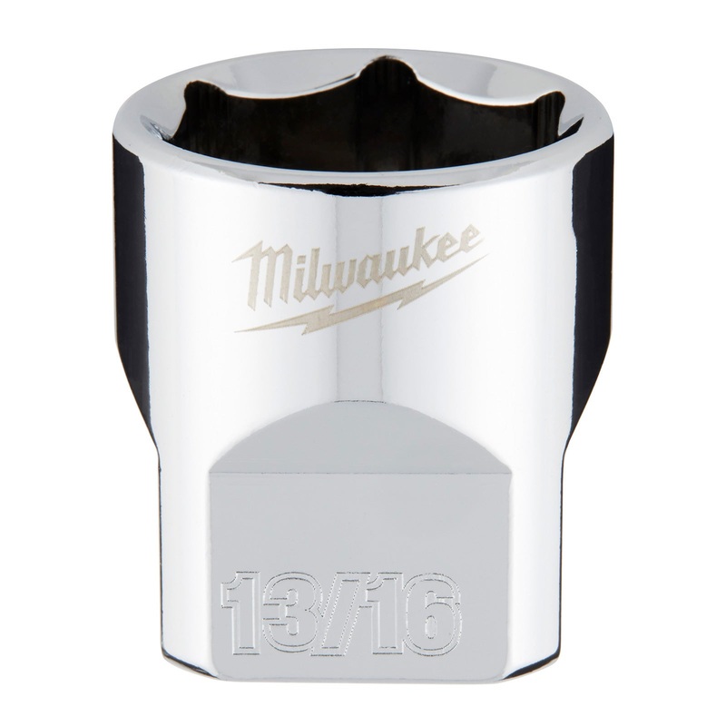 Milwaukee 13/16 SAE Standard 3/8 Drive Socket 45349069