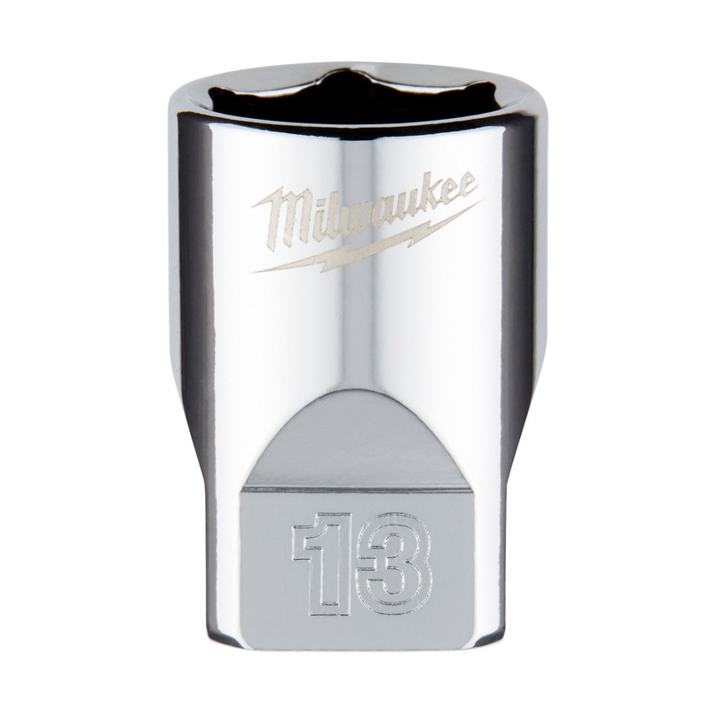 Milwaukee 13mm Standard Metric 1/4 Drive Socket 45349039