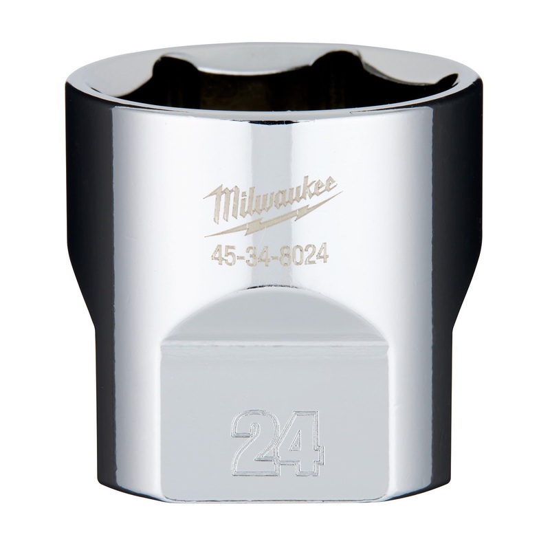 Milwaukee 24mm 3/8 Drive Socket Metric Standard 45348024