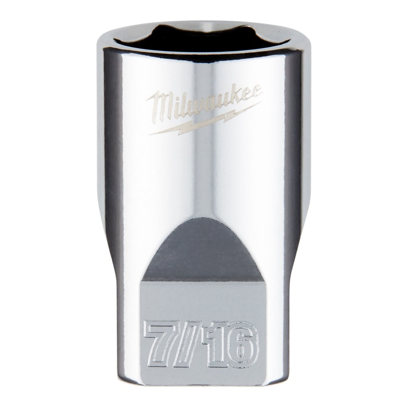 Milwaukee 7/16 SAE Standard 1/4 Drive Socket 45349008