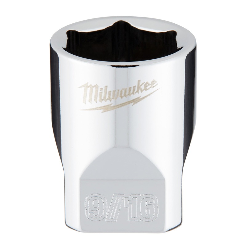 Milwaukee 9/16 SAE Standard 1/4 Drive Socket 45349010