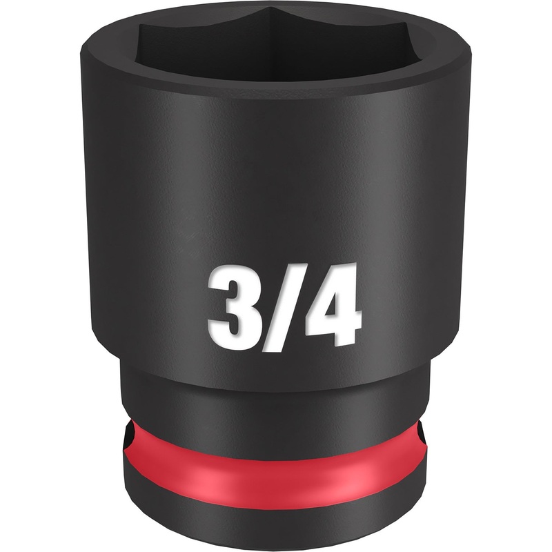 Milwaukee Shockwave 3/8 Drive 3/4 Standard 6 Point Impact Socket 49666110