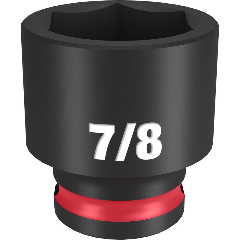 Milwaukee Shockwave 3/8 Drive 7/8 Standard 6 Point Impact Socket 49666112